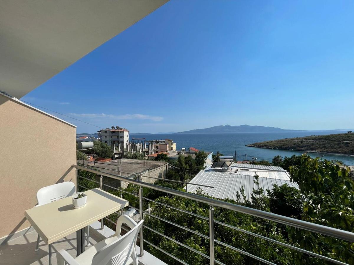 Villa Eden Breeze Sarande Bagian luar foto