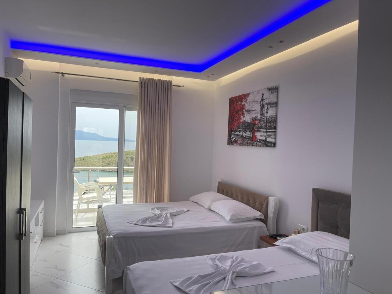 Villa Eden Breeze Sarande Bagian luar foto