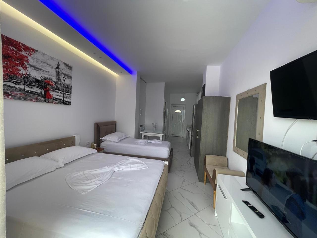 Villa Eden Breeze Sarande Bagian luar foto